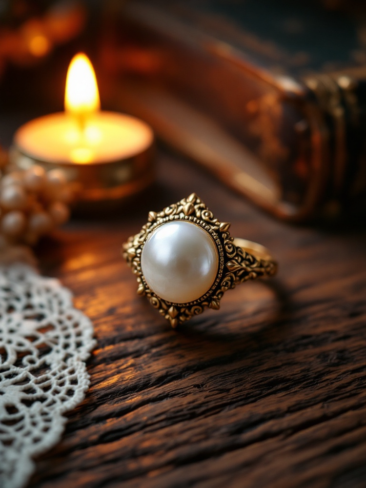 Faux Pearl Rings